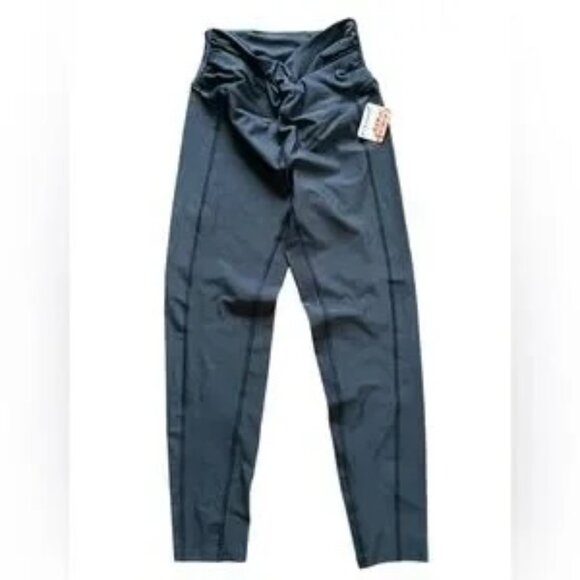 NWT Free People FP Movement You Glow Girl Leggings Black Size S Retail $118 - Picture 5 of 7